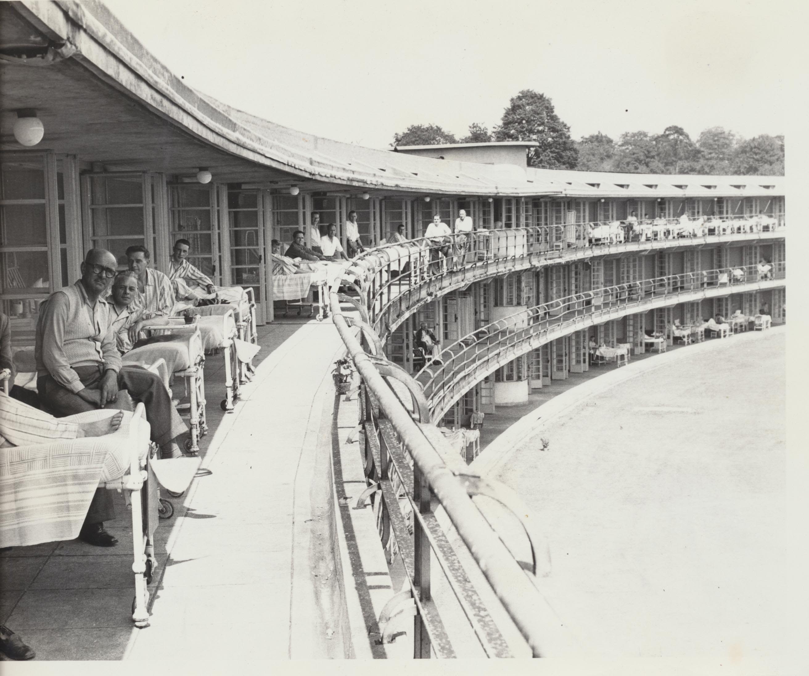 Patients at Harefield Hospital in the 1930s